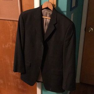 Calvin Klein black three button blazer